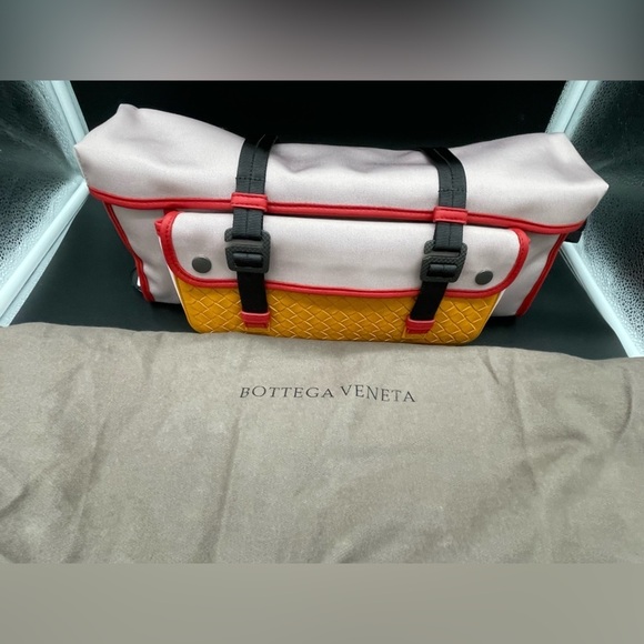 NEW Bottega Veneta Nappa Intrecciato Leather Studded Biletto Chain Crossbody - Picture 8 of 12